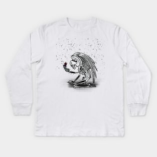 Fallen Angel of Death Kids Long Sleeve T-Shirt